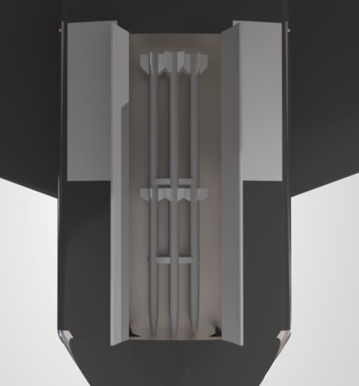 F-44 Falcon — Engine Integration Detail