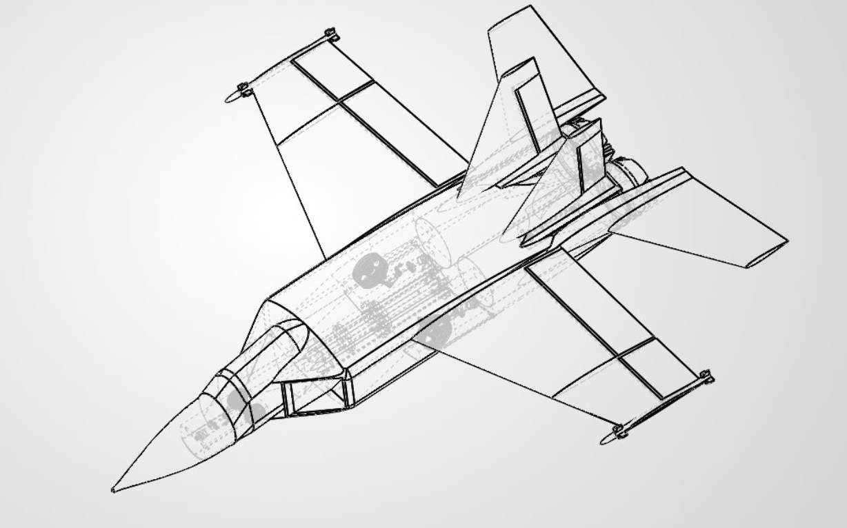 F-44 Falcon — Structural Analysis View
